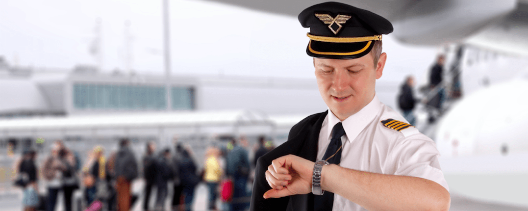 typical airline pilot roster