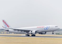 Air Europa Airbus A330 landing