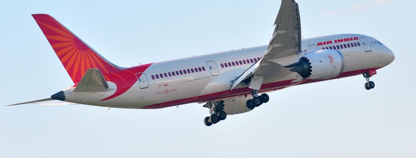 Air India aircraft taking off
