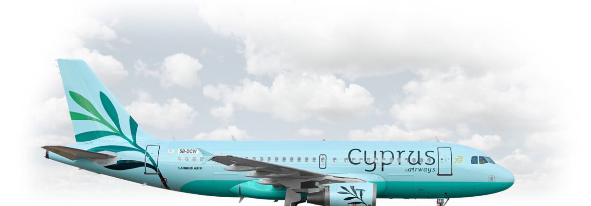 The new logo and aircraft from Cyprus Airways website