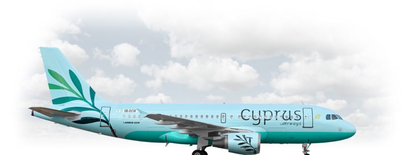 The new logo and aircraft from Cyprus Airways website