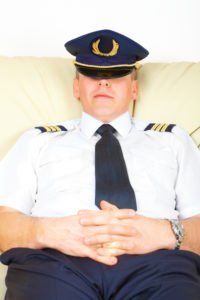 Do pilots sleep in flight?