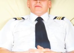 Do pilots sleep in flight?