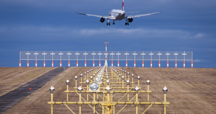 A looks at base training for commercial airline pilots.