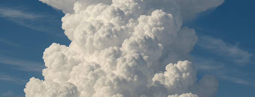 What can pilots see when they fly through cloud?