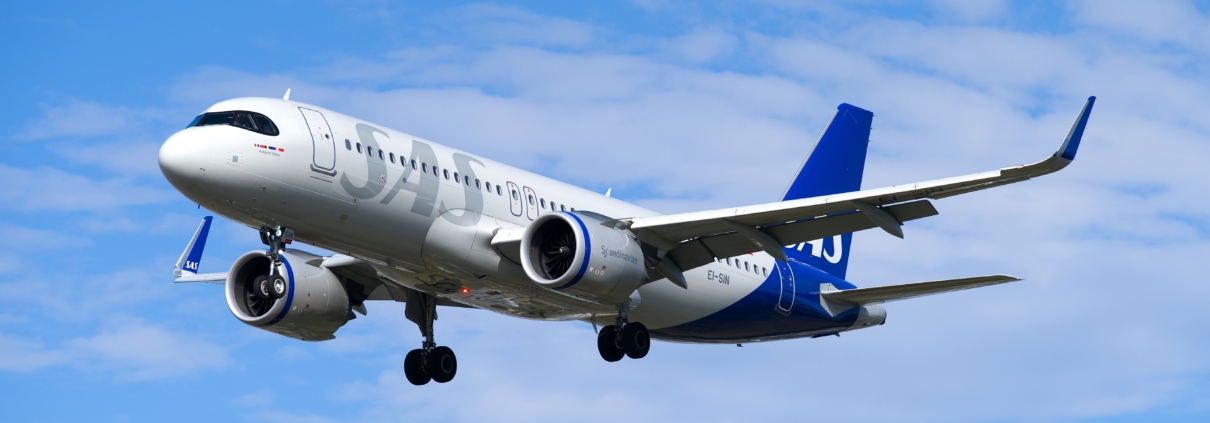 SAS Airbus A320neo aircraft